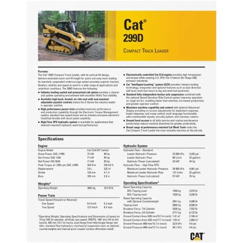 299d cat skid steer with hydro axe|cat 299d horsepower chart.